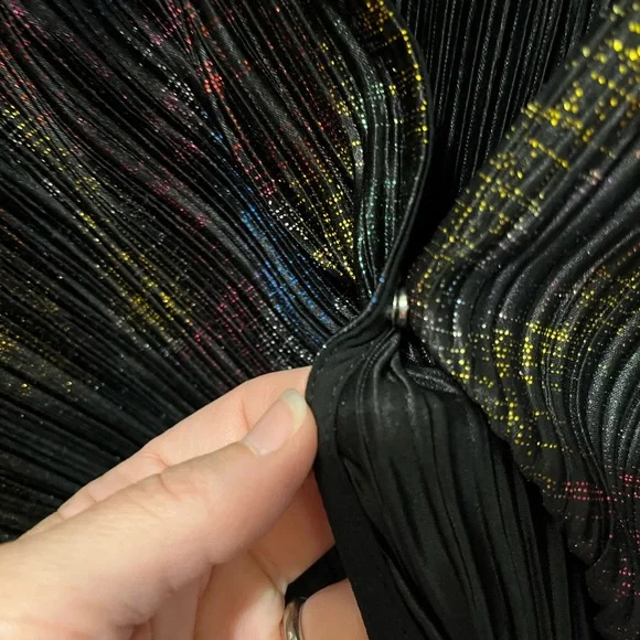 Flying tomato Vici Collection Rainbow Metallic  Bodysuit sz Large - Picture 12 of 12